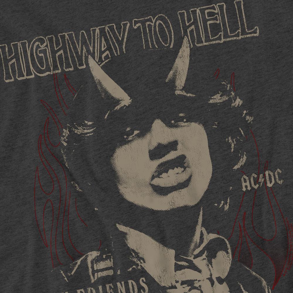 Charcoal - Pack Shot - AC-DC Unisex Adult My Friends T-Shirt