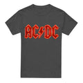 Charcoal - Front - AC-DC Unisex Adult PWR-UP Logo T-Shirt