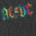 Charcoal - Lifestyle - AC-DC Unisex Adult Tie Dye Logo T-Shirt