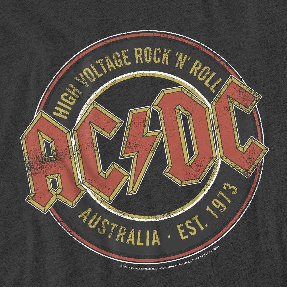 Charcoal - Side - AC-DC Unisex Adult Est. ´73 T-Shirt