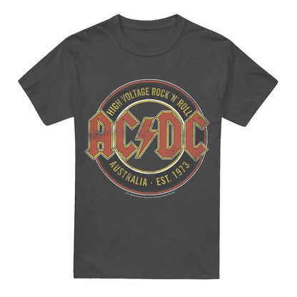 Charcoal - Front - AC-DC Unisex Adult Est. ´73 T-Shirt