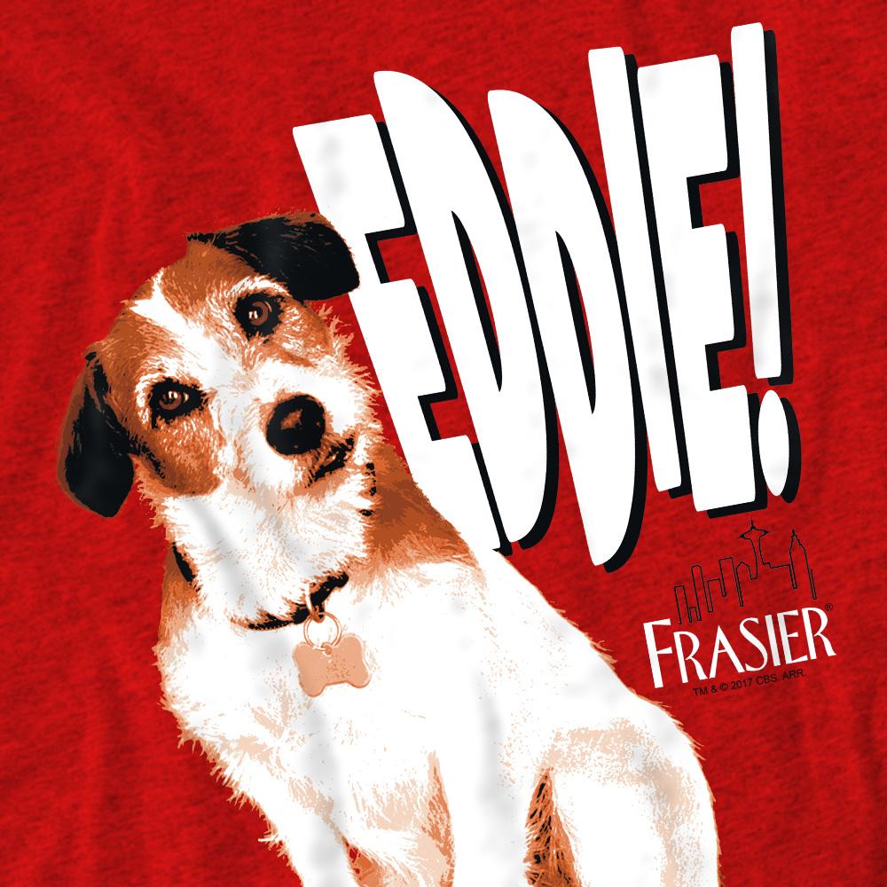 Red - Pack Shot - Frasier Unisex Adult Eddie T-Shirt