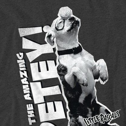 Charcoal - Pack Shot - The Little Rascals Unisex Adult Amazing Petey T-Shirt