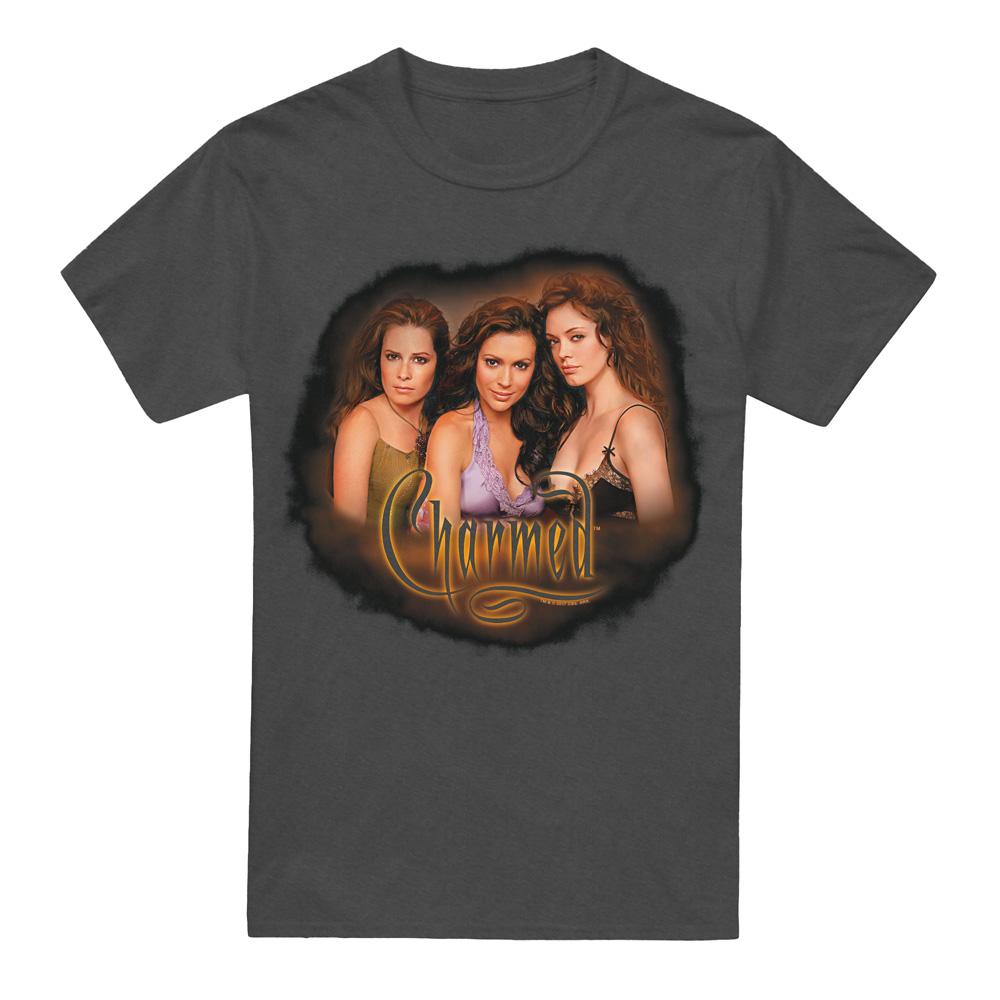Charcoal - Front - Charmed Unisex Adult Smokin T-Shirt