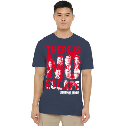 Navy - Lifestyle - Criminal Minds Unisex Adult No Escape T-Shirt