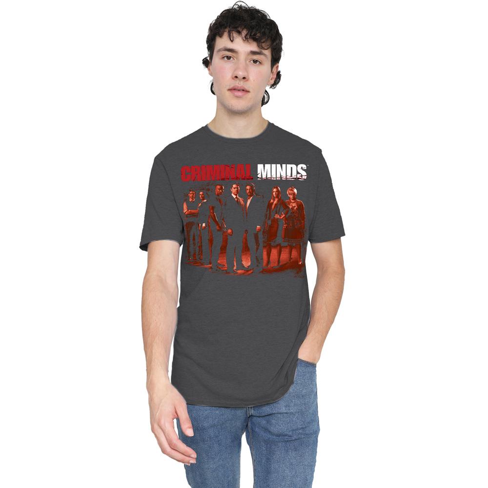 Charcoal - Lifestyle - Criminal Minds Unisex Adult The Crew T-Shirt