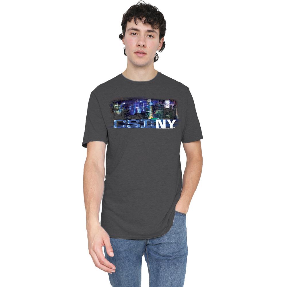 Charcoal - Lifestyle - CSI: NY Unisex Adult Never Rests T-Shirt