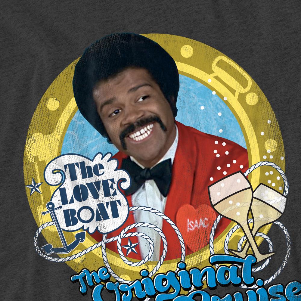 Charcoal - Pack Shot - The Love Boat Unisex Adult Original Booze Cruise T-Shirt