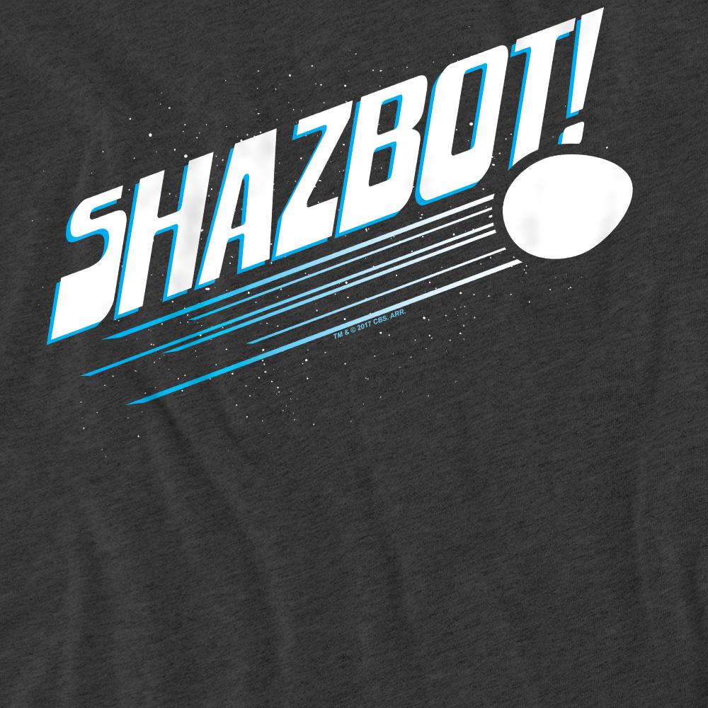 Charcoal - Pack Shot - Mork And Mindy Unisex Adult Shazbot Egg T-Shirt