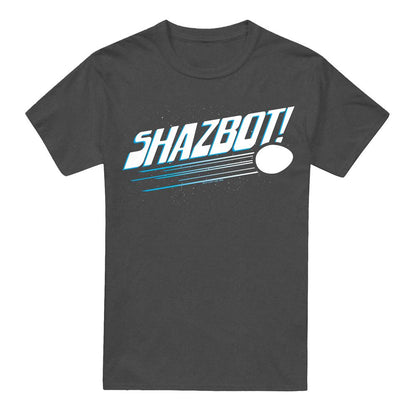 Charcoal - Front - Mork And Mindy Unisex Adult Shazbot Egg T-Shirt