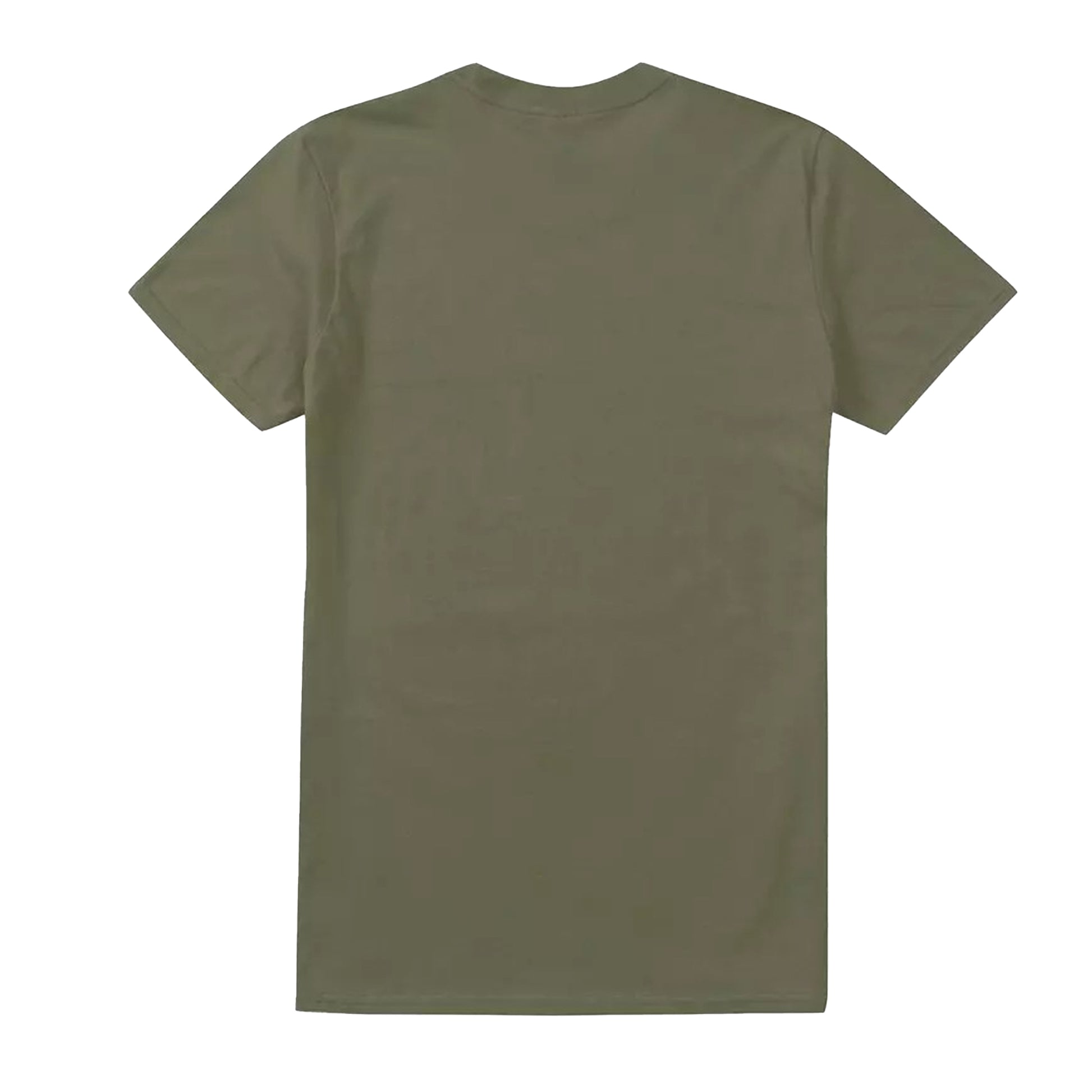 Military Green - Back - Transformers Mens Autobots Outline Logo T-Shirt
