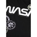Black - Back - NASA Mens Cluster Long-Sleeved T-Shirt