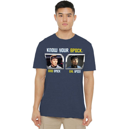 Navy - Lifestyle - Star Trek Unisex Adult Know Your Spock T-Shirt