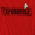 Red - Side - Star Trek Unisex Adult Expendable T-Shirt