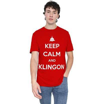Red - Lifestyle - Star Trek Unisex Adult Calm Klingon T-Shirt