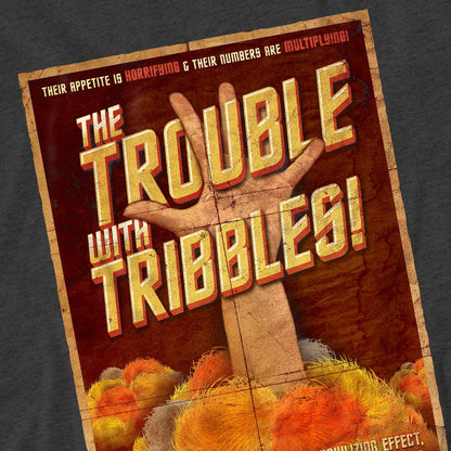 Charcoal - Pack Shot - Star Trek Unisex Adult Tribbles: The Movie T-Shirt