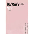 Blush Pink - Side - NASA Womens-Ladies Rocket Oversized T-Shirt