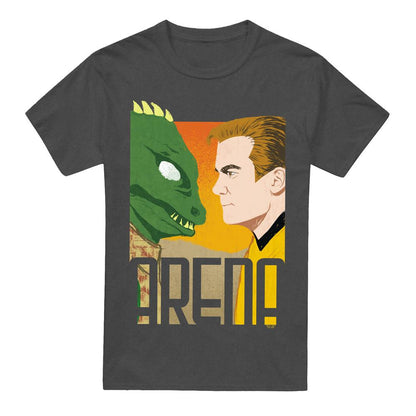 Charcoal - Front - Star Trek Unisex Adult Arena T-Shirt