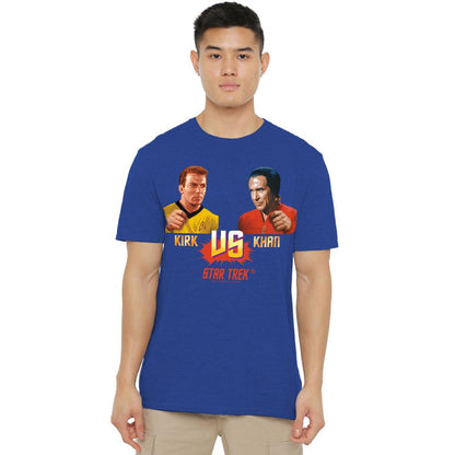 Royal Blue - Lifestyle - Star Trek Unisex Adult Kirk Vs Khan T-Shirt