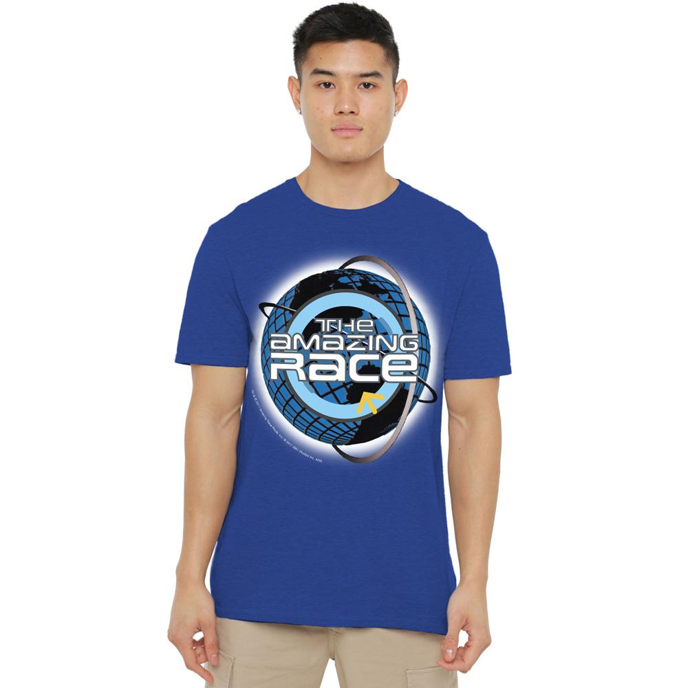 Royal Blue - Lifestyle - The Amazing Race Unisex Adult Around the Globe T-Shirt