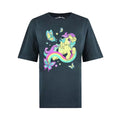 Dark Charcoal - Front - My Little Pony Womens-Ladies Whimsicle Pony Oversized T-Shirt