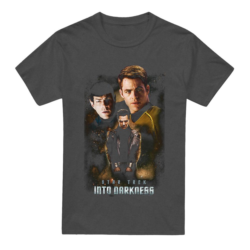 Charcoal - Front - Star Trek: Into Darkness Unisex Adult Aftermath T-Shirt
