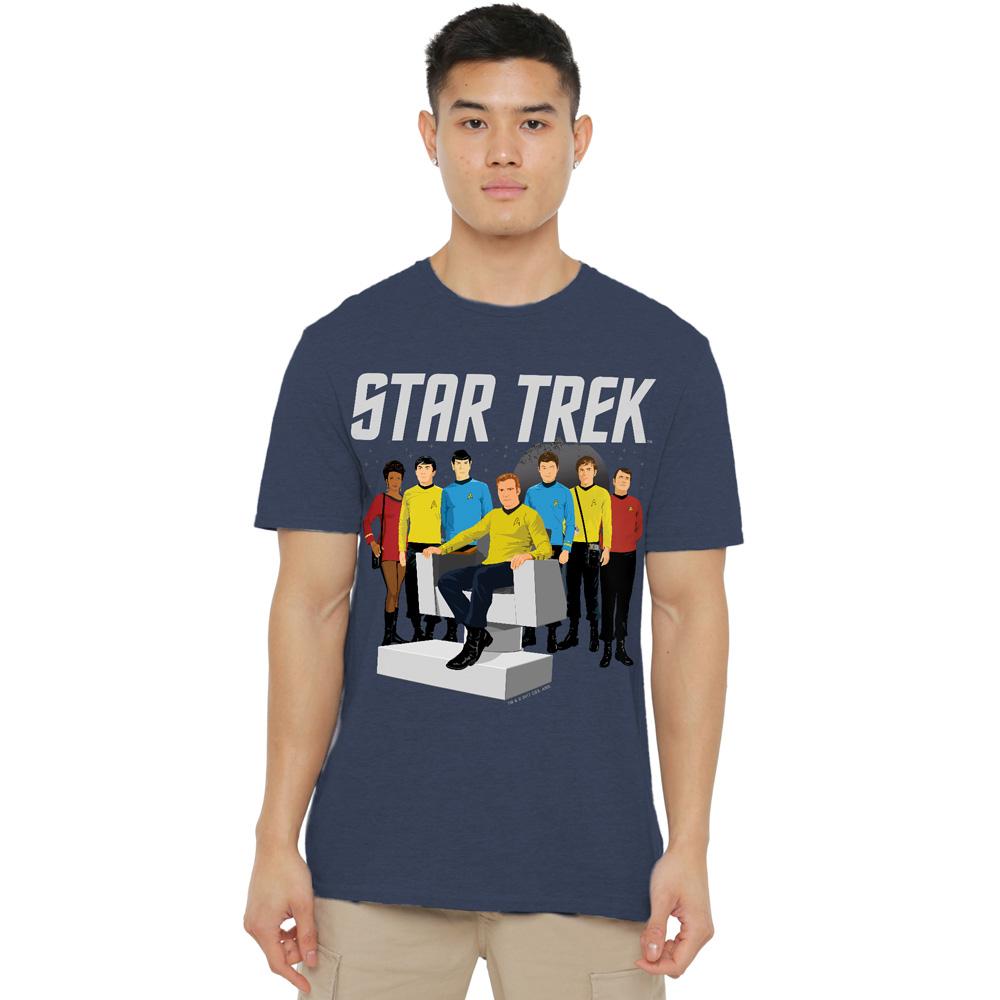 Navy - Lifestyle - Star Trek Unisex Adult Vector Crew T-Shirt