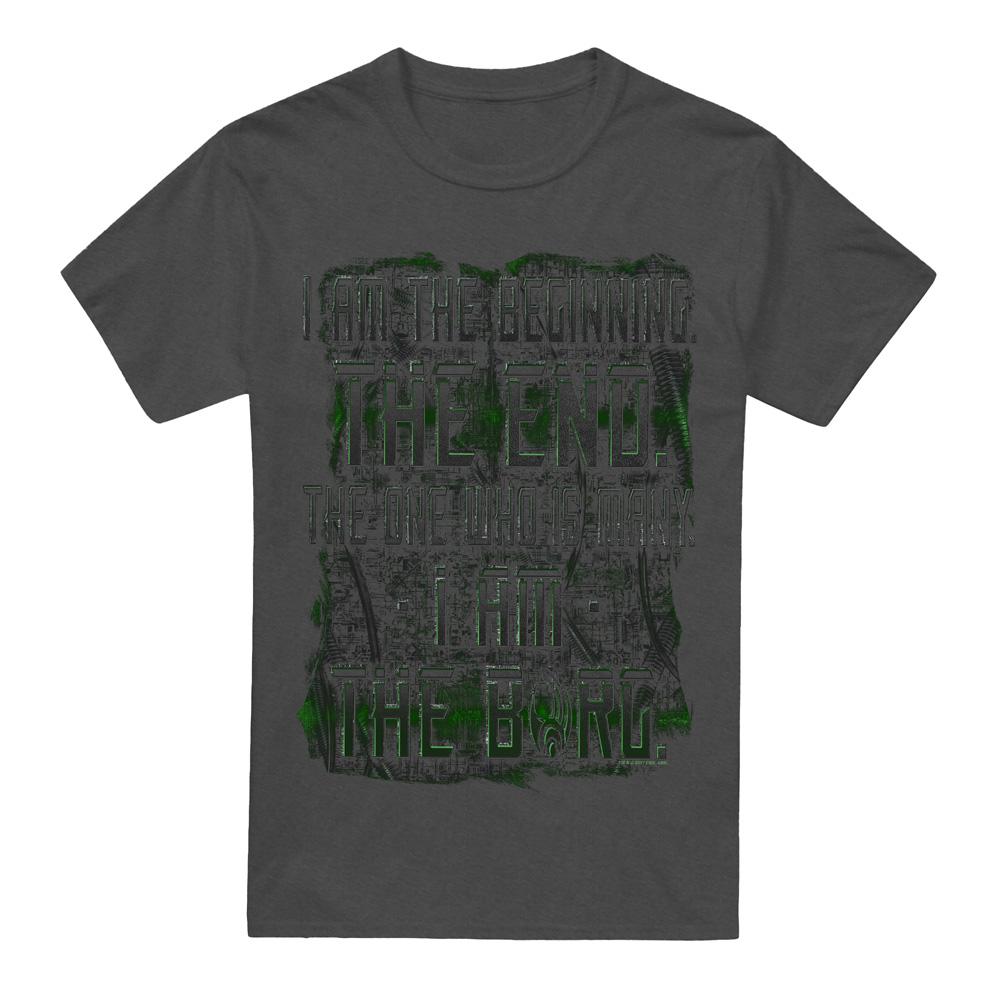 Charcoal - Front - Star Trek Unisex Adult I, Borg T-Shirt