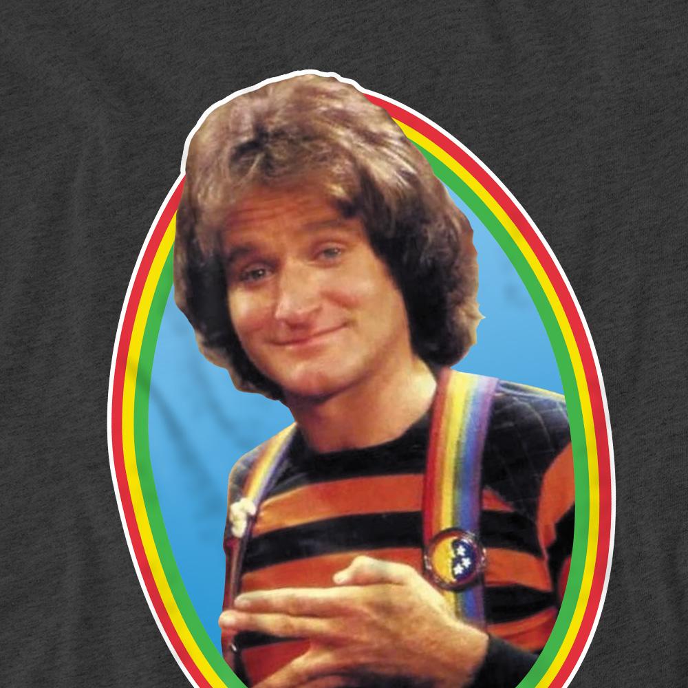 Charcoal - Pack Shot - Mork And Mindy Unisex Adult T-Shirt