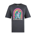 Dark Charcoal - Front - My Little Pony Womens-Ladies Amour Oversized T-Shirt