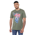 Military Green - Front - Transformers Mens Old School Optimus Prime T-Shirt
