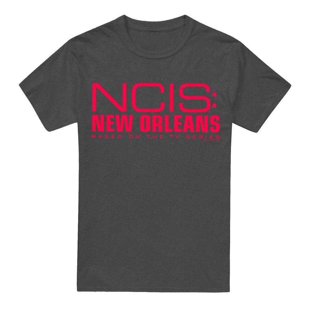 Charcoal - Front - NCIS: New Orleans Unisex Adult Logo T-Shirt