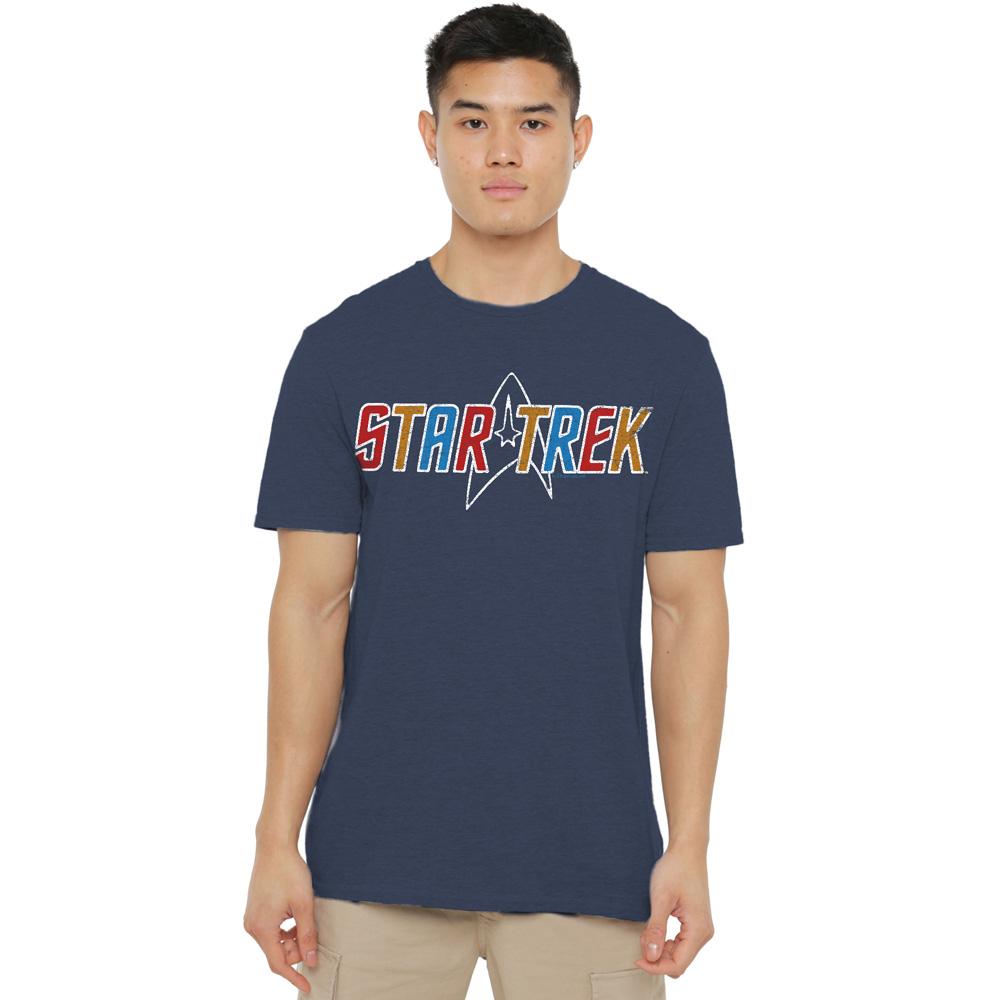 Navy - Lifestyle - Star Trek Unisex Adult Logo T-Shirt