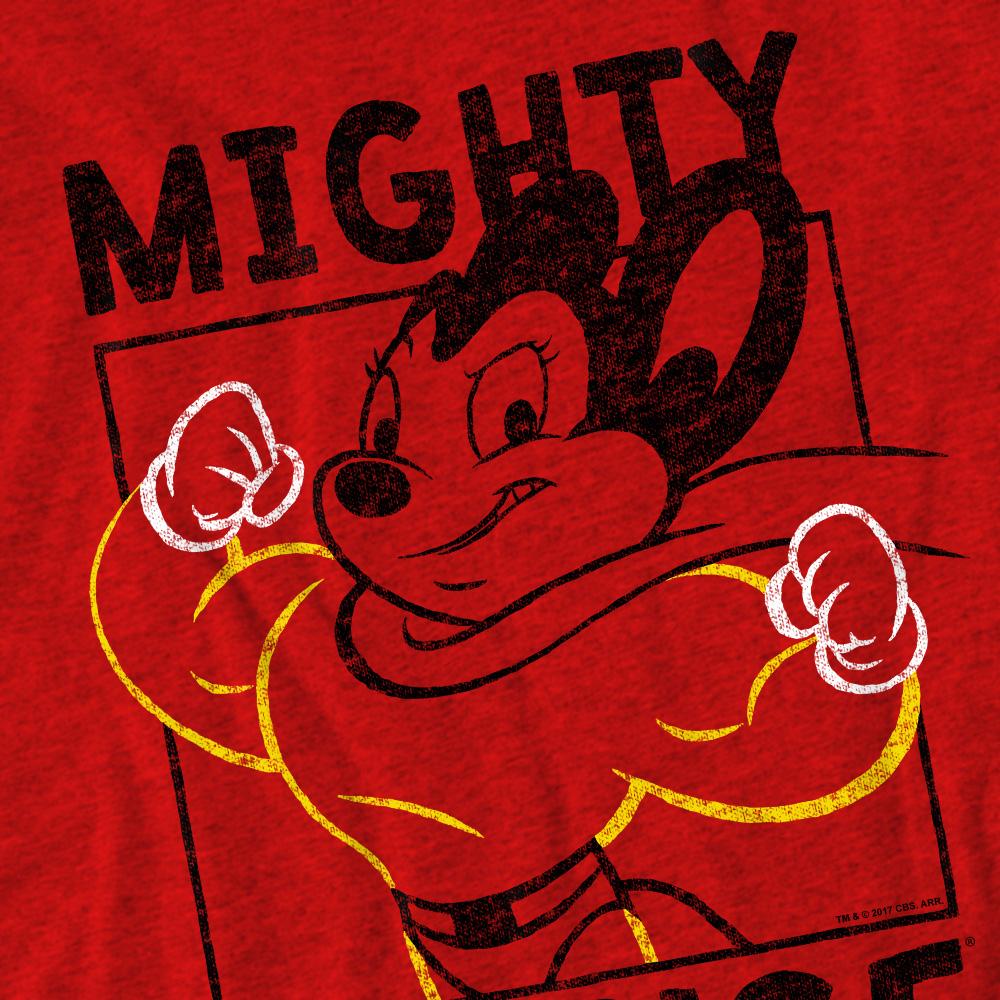 Red - Pack Shot - Mighty Mouse Unisex Adult Break the Box T-Shirt