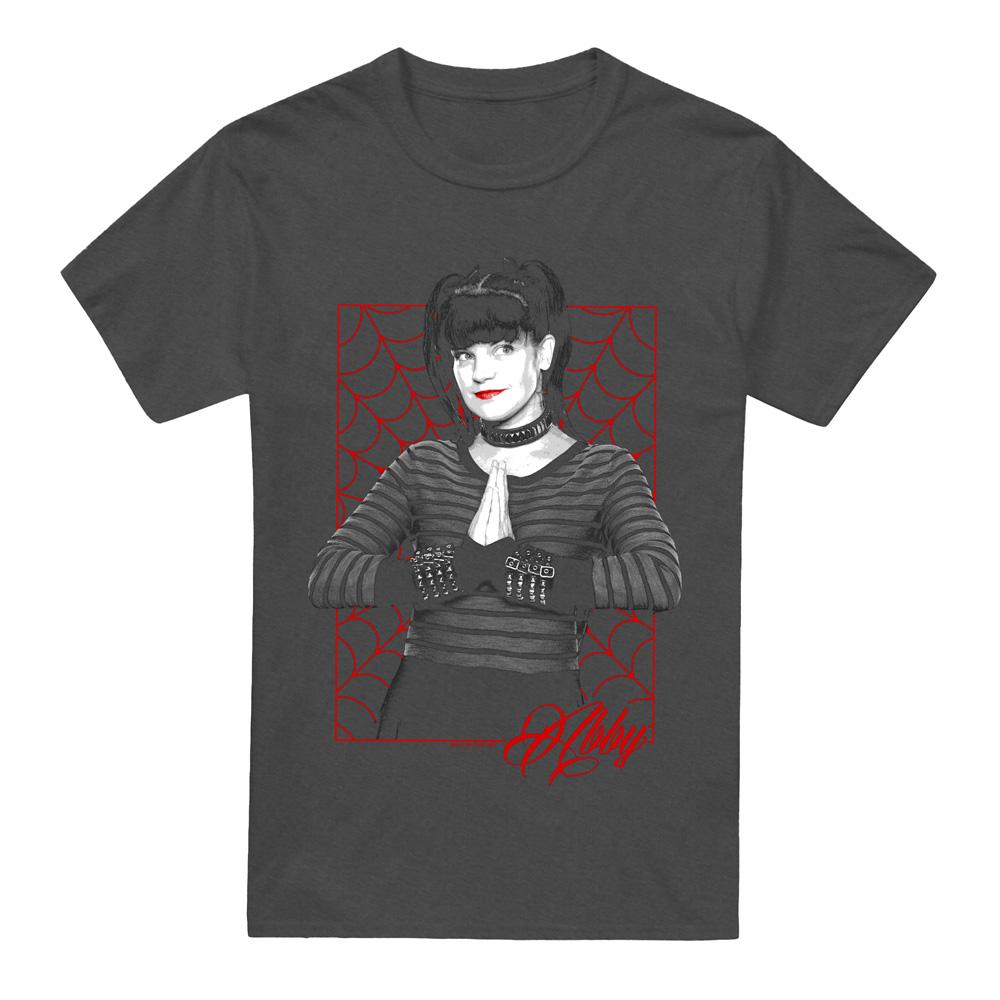Charcoal - Front - NCIS Unisex Adult Abby Web T-Shirt