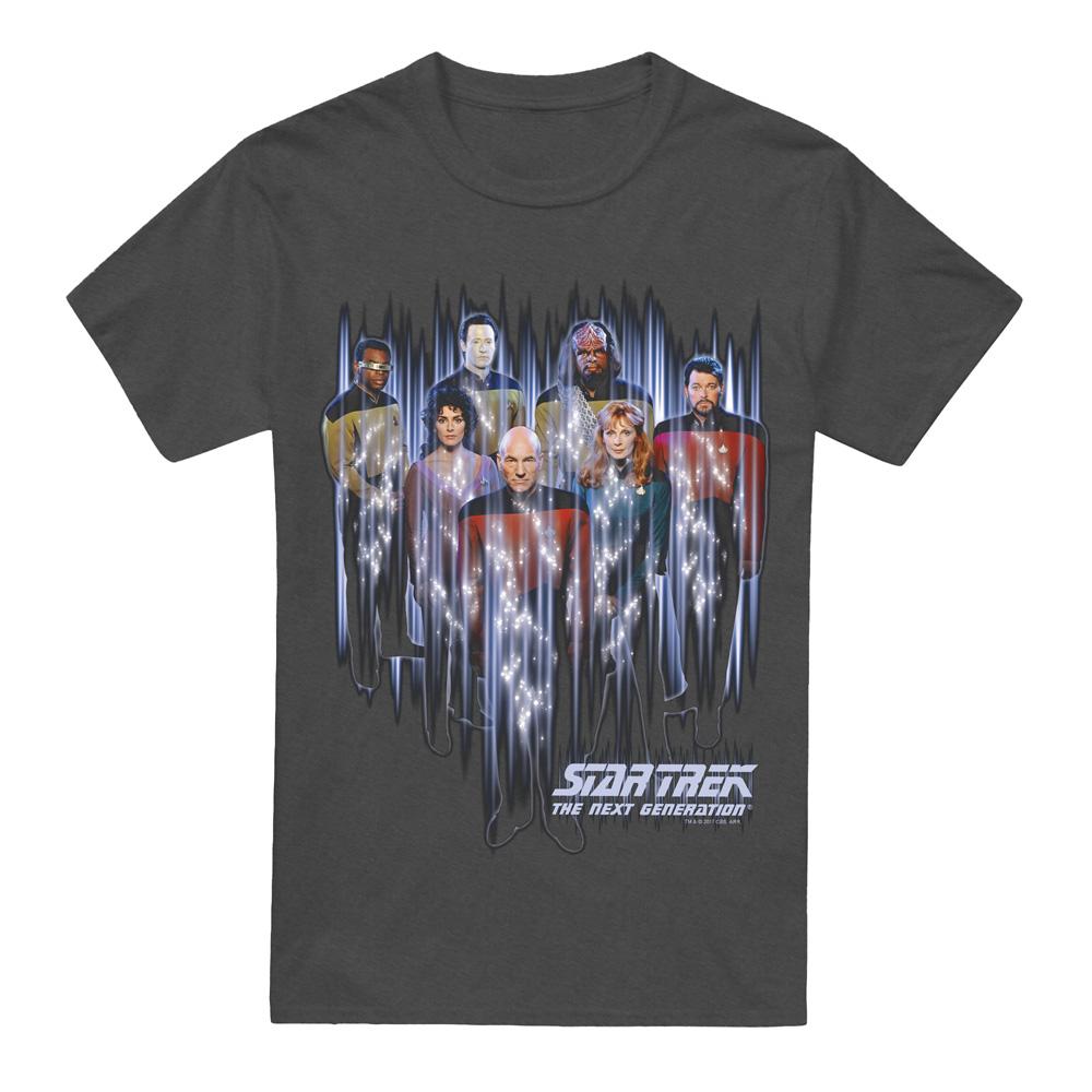 Charcoal - Front - Star Trek Unisex Adult Beam Us Up T-Shirt