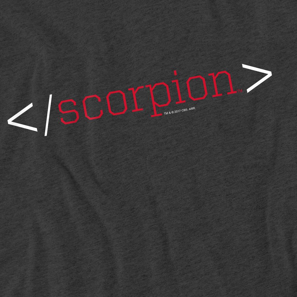 Charcoal - Pack Shot - Scorpion Unisex Adult Logo T-Shirt