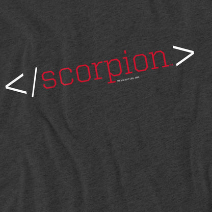 Charcoal - Pack Shot - Scorpion Unisex Adult Logo T-Shirt