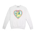 White - Front - My Little Pony Womens-Ladies Rainbow Sweatshirt