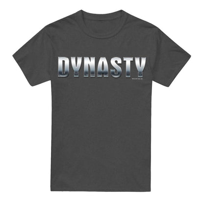 Charcoal - Front - Dynasty Unisex Adult Shiny T-Shirt