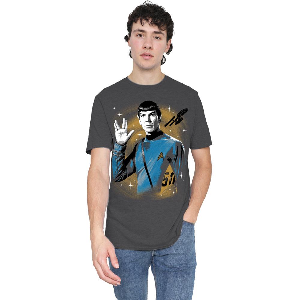 Charcoal - Lifestyle - Star Trek Unisex Adult Prosper Space T-Shirt