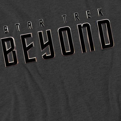 Charcoal - Pack Shot - Star Trek Beyond Unisex Adult T-Shirt