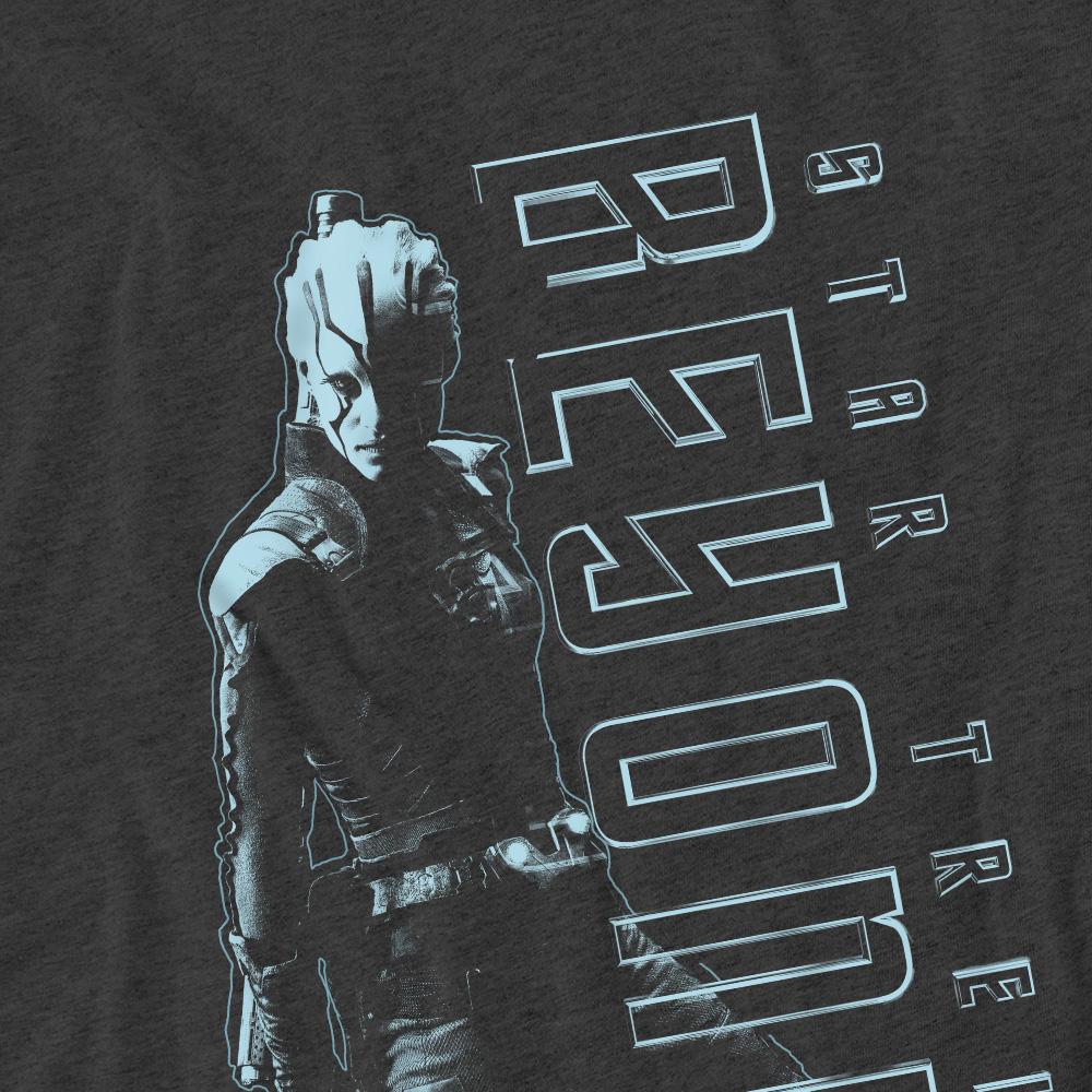 Charcoal - Pack Shot - Star Trek Beyond Unisex Adult Jaylah T-Shirt