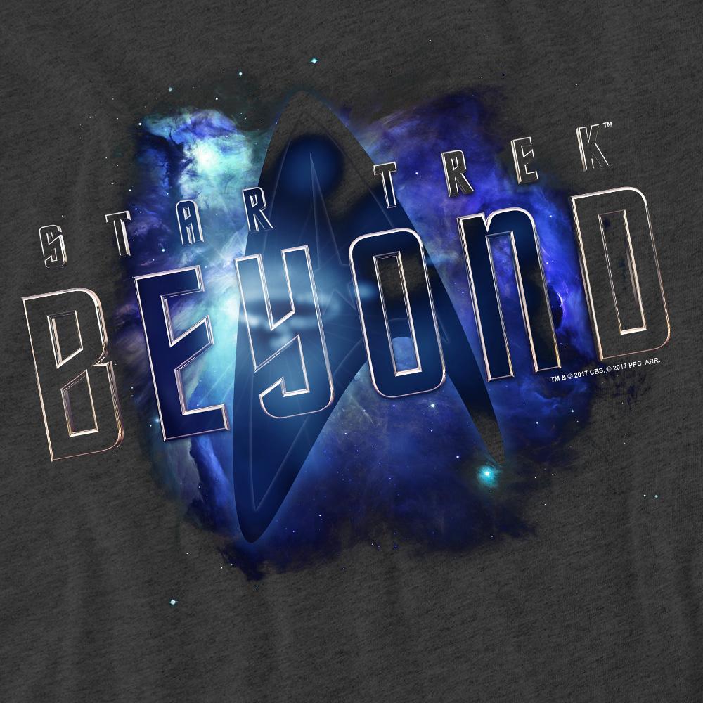 Charcoal - Pack Shot - Star Trek Beyond Unisex Adult Galaxy T-Shirt