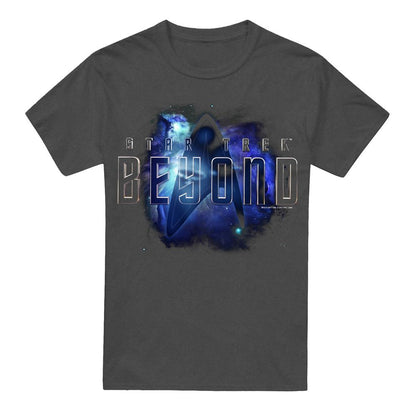 Charcoal - Front - Star Trek Beyond Unisex Adult Galaxy T-Shirt