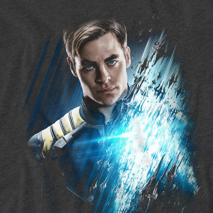 Charcoal - Pack Shot - Star Trek Beyond Unisex Adult Captain Kirk Poster T-Shirt