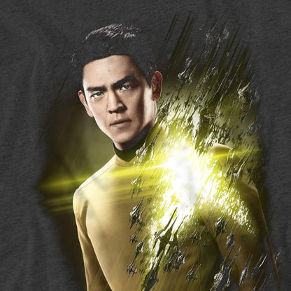 Charcoal - Pack Shot - Star Trek Beyond Unisex Adult Sulu Poster T-Shirt