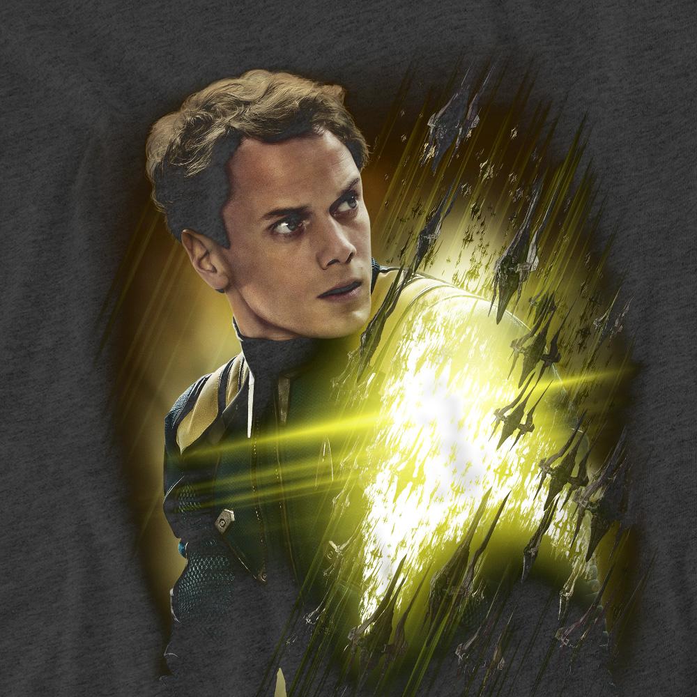 Charcoal - Pack Shot - Star Trek Beyond Unisex Adult Chekov Poster T-Shirt