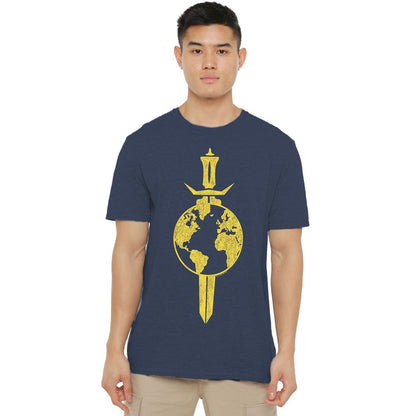 Navy - Pack Shot - Star Trek Unisex Adult Terran Empire T-Shirt