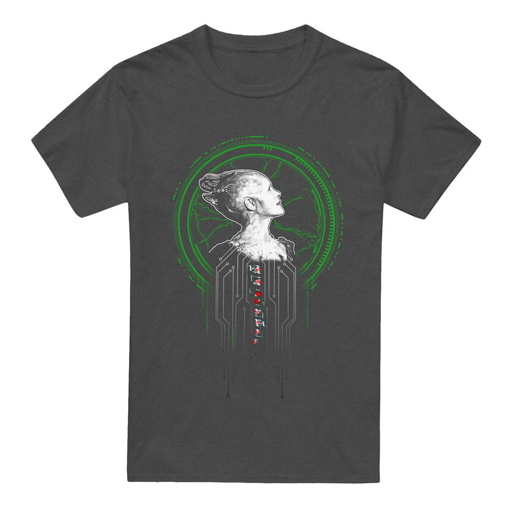 Charcoal - Front - Star Trek Unisex Adult Borg Queen T-Shirt
